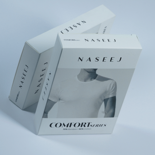 sawe فانيلة نسيج كومفورت نصف كم رقبة مستديرة